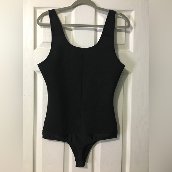 Body Shaper Slimmer Tank Bodysuit adjustable straps - Black. Size XXXL - Picture 3 of 7